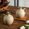 Rustic Ceramic Olive Oil Dispenser Large Capacity Soy Sauce & Chili Oil Bottle
