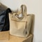 Vintage Canvas Commuter Tote Bag Large Capacity Canvas Shoulder Bag For Women 3
