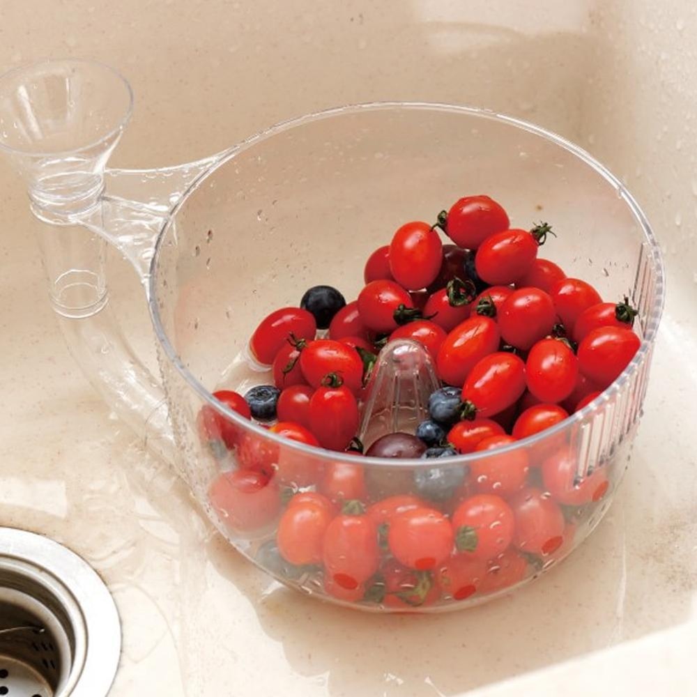 FreshFlow Automatic Fruit Washer Bowl With Strainer For Fruits Vegetables Berries 4