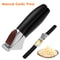 Heavy Duty Garlic Press Zinc Alloy Ginger Crusher with Non Slip Ergonomic Handle