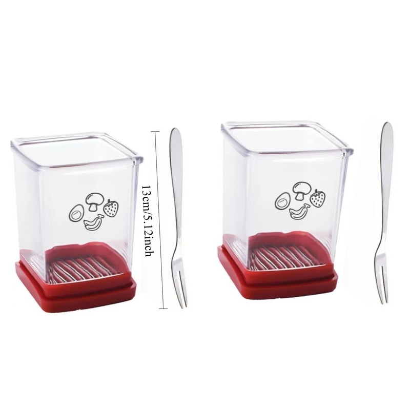 FreshSlice Strawberry Cutter and Fruit Slicer with Storage Container