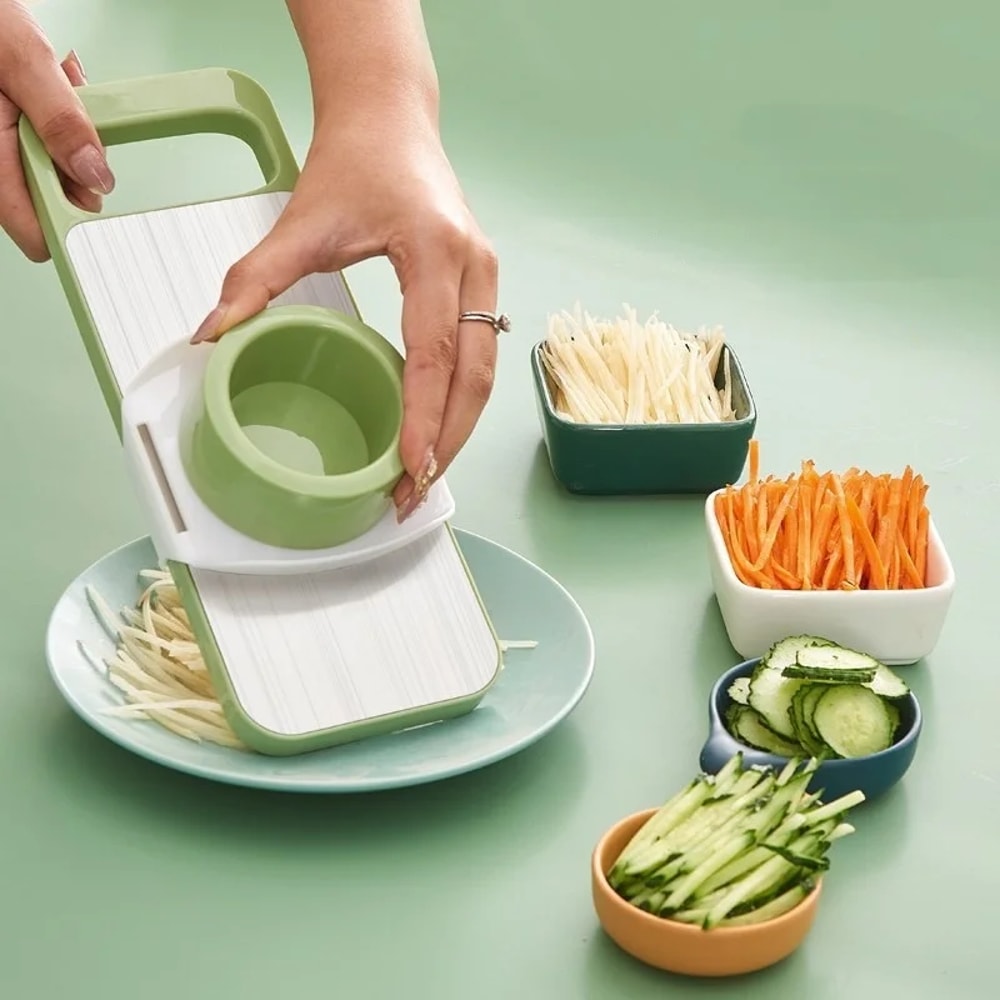 Stainless Steel Vegetable Slicer and Manual Vegetable Cutter for Fast Kitchen Prep