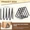 Heavy Duty Cutting Board Organizer Rack For Kitchen Counter Cabinet Storage 2