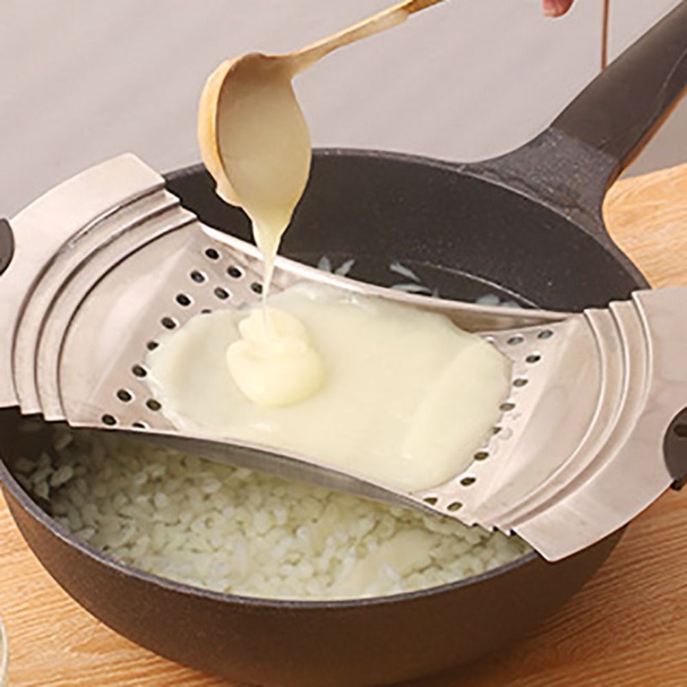 Silicone Grip Spaetzle Maker With Stainless Steel German Noodle Maker And Strainer Scoop 0