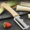 Paring Knife Vegetable Peeler With Ergonomic Wooden Handle 1