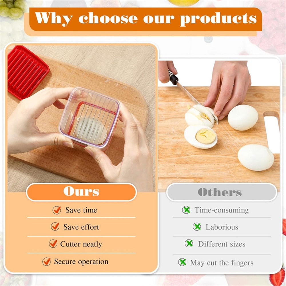 QuickSlice Fruit Vegetable Cup Slicer For Bananas Strawberries More 2