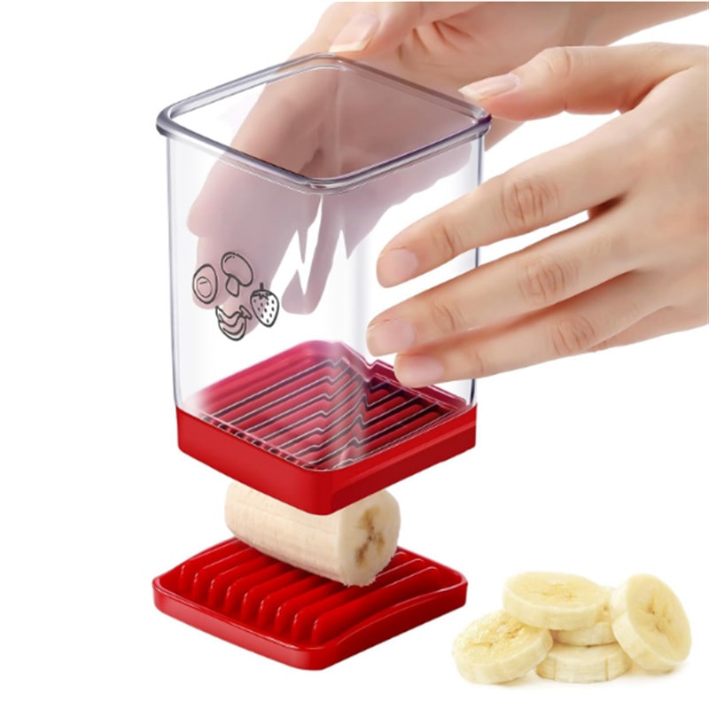 QuickSlice Fruit Vegetable Cup Slicer For Bananas Strawberries More 3