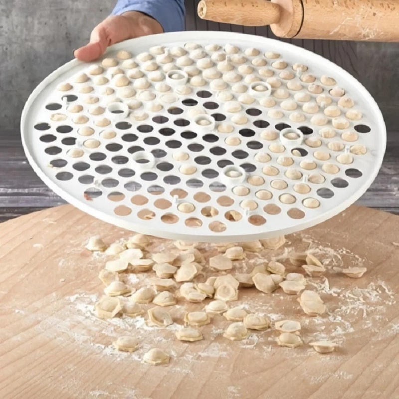 Ravioli Maker Dumpling Press Tray for Homemade Pasta & Pelmeni