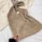 Boho Knit Tote Bag Large Capacity Shoulder Shopping Bag For Everyday Travel 1