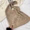 Boho Knit Tote Bag Large Capacity Shoulder Shopping Bag For Everyday Travel 1