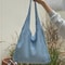 Boho Knit Tote Bag Large Capacity Shoulder Shopping Bag For Everyday Travel 4