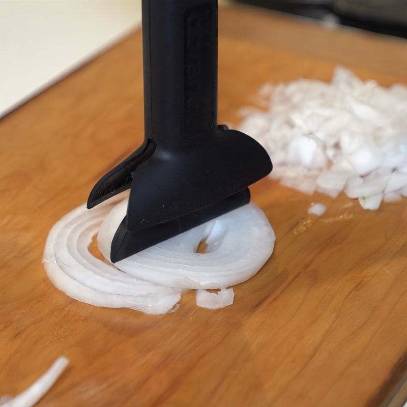MultiGrip Meat & Vegetable Masher Tool for Ground Beef, Veggies and Food Prep