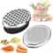 FreshPrep Cheese Grater with Container Lid Stainless Steel Kitchen Grater for Cheese Garlic & Ginger