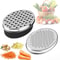 FreshPrep Cheese Grater with Container Lid Stainless Steel Kitchen Grater for Cheese Garlic & Ginger