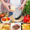FreshPrep Cheese Grater with Container Lid Stainless Steel Kitchen Grater for Cheese Garlic & Ginger