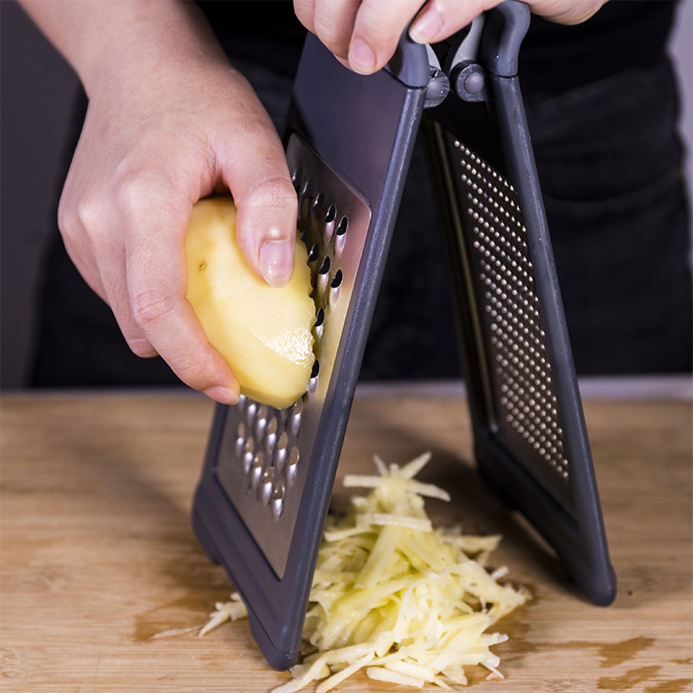 DualSided Stainless Steel Grater For Cheese Ginger Vegetables 1