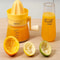FreshPress Manual Citrus Juicer Cup With Measuring Scale For Lemon Lime Orange 0