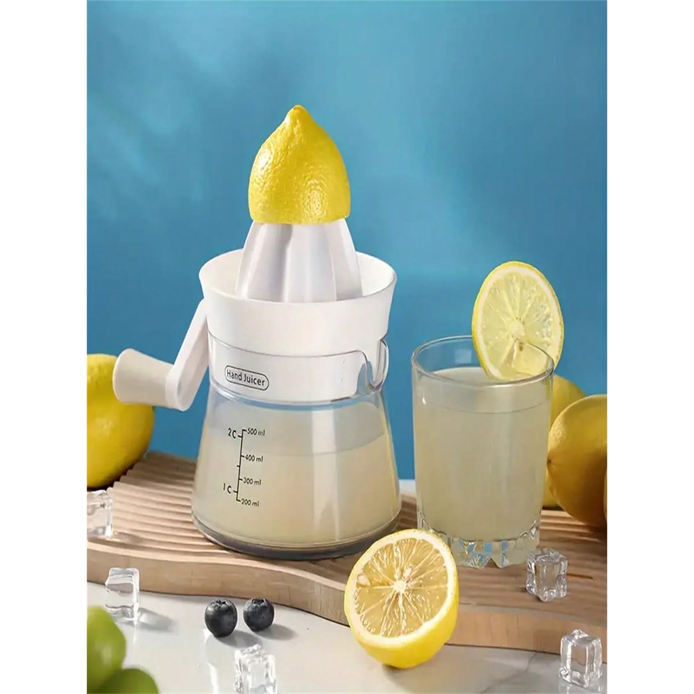 FreshPress Manual Citrus Juicer Cup With Measuring Scale For Lemon Lime Orange 1