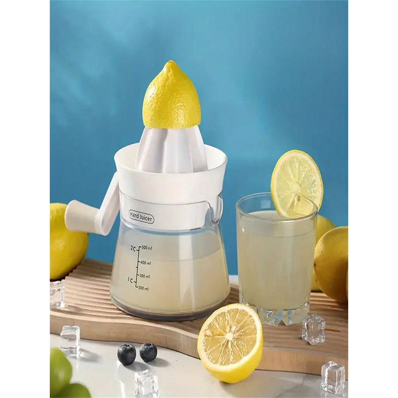 FreshPress Manual Citrus Juicer Cup With Measuring Scale For Lemon Lime Orange 1