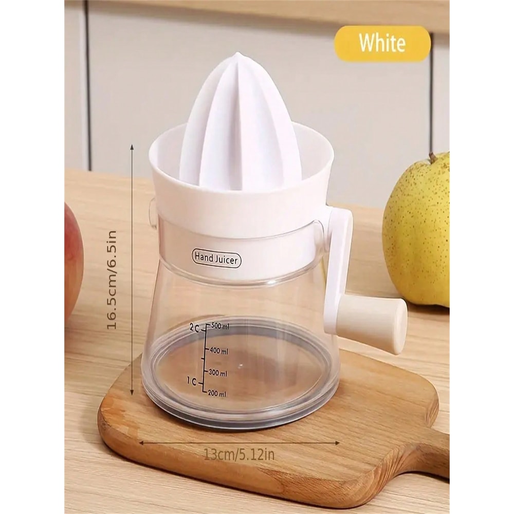FreshPress Manual Citrus Juicer Cup With Measuring Scale For Lemon Lime Orange 4
