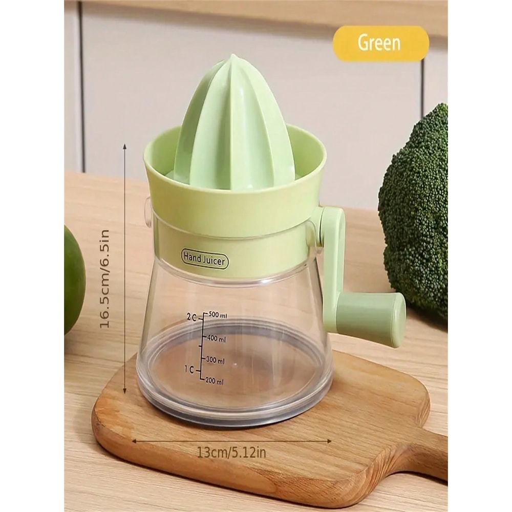 FreshPress Manual Citrus Juicer Cup With Measuring Scale For Lemon Lime Orange 5
