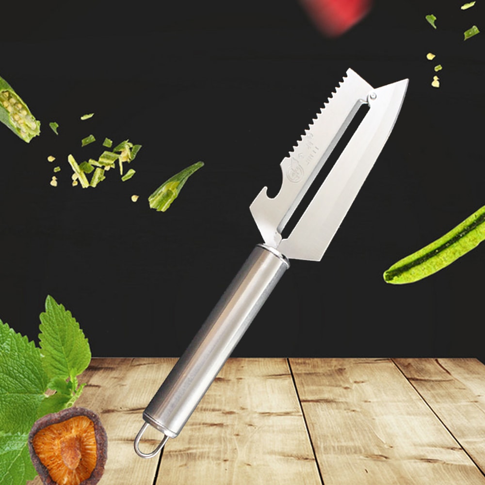 PrecisionEdge Stainless Steel Kitchen Knife Fish Scale Peeler 0