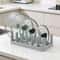 SpaceSaver Hanging Pot Lid Organizer Rack with Shelf for Cabinets and Kitchen Storage