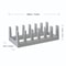 SpaceSaver Hanging Pot Lid Organizer Rack with Shelf for Cabinets and Kitchen Storage
