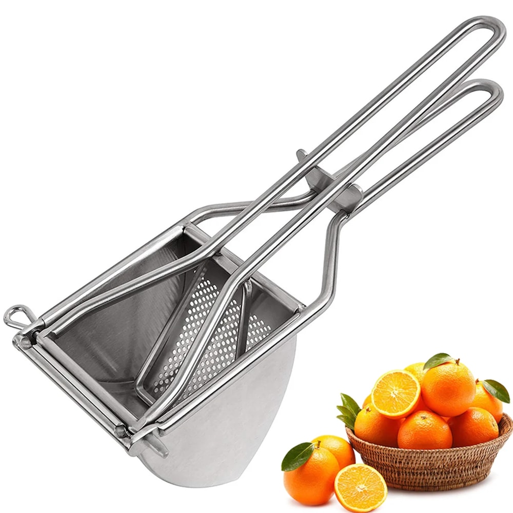 Heavy Duty Potato Ricer Stainless Steel Masher For Fluffy Lump Free Potatoes 0