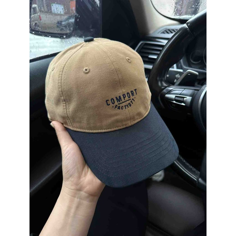 Vintage Color Block Baseball Cap With Embroidered Letter Design For Men Women 3