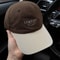 Vintage Color Block Baseball Cap With Embroidered Letter Design For Men Women 4