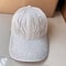 Luxury Rhinestone Baseball Cap For Women Men Breathable Adjustable Sun Hat 6