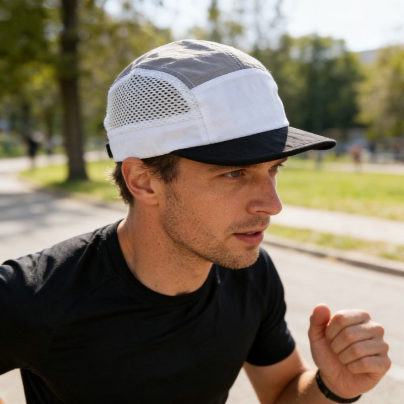 TrailFlex Retro Quick-Dry Mesh Cap for Hiking, Running & Outdoor Adventures
