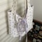 Sweet Bow Canvas Tote Bag Large Capacity Shoulder Bag For Everyday Style 3