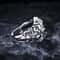 Crimson Heart Gothic Vine Ring Vintage Open Punk Jewelry