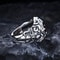 Crimson Heart Gothic Vine Ring Vintage Open Punk Jewelry