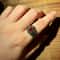 Crimson Heart Gothic Vine Ring Vintage Open Punk Jewelry