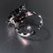 Vintage Gothic Red Heart Zirconia Adjustable Ring for Women