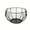 Farmhouse Egg Basket Metal Wire Kitchen Organizer with Chicken Cover