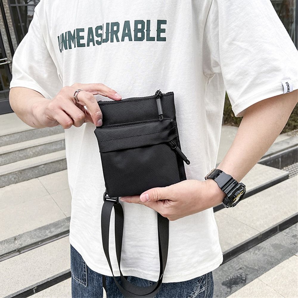 UrbanFlex Waterproof Crossbody Bag for Men & Women Lightweight Nylon Phone Shoulder Pouch