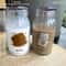 Cute Bear Glass Water Bottle Portable Cartoon Travel Cup With Lid 2