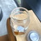 Cute Bear Glass Water Bottle Portable Cartoon Travel Cup With Lid 3