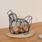 Farmhouse Egg Storage Basket Chicken Shaped Egg Holder For Kitchen Counter Produce Organization 0