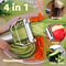 Stainless Steel Julienne Peeler and Vegetable Grater for Potatoes, Carrots and Fruits