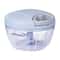 Manual Garlic Chopper & Vegetable Mincer Bowl with Stainless Steel Blades