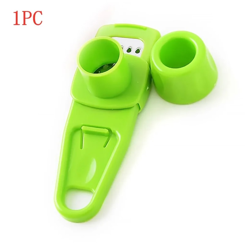 Multi Function Garlic Press and Ginger Crusher with Peeler Tool
