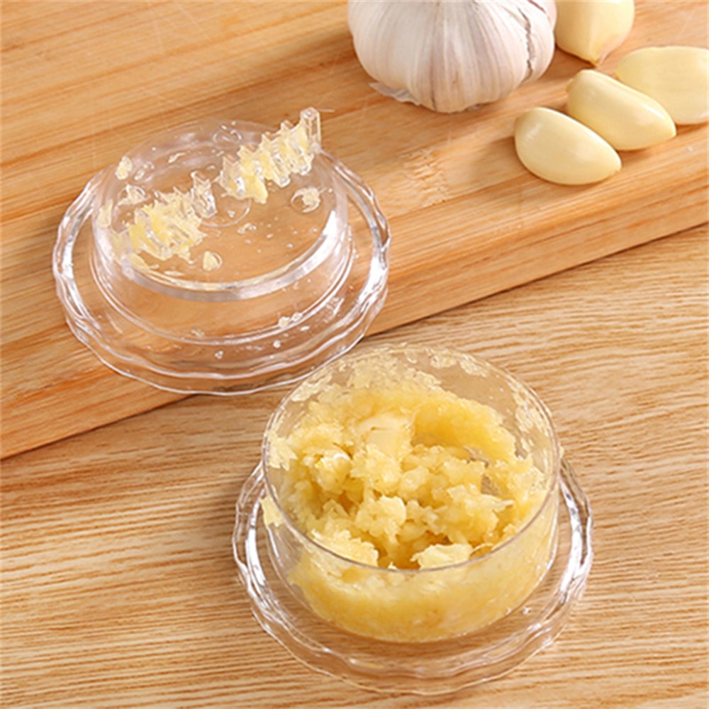 TwistEase Garlic Press & Peeler Manual Kitchen Crusher