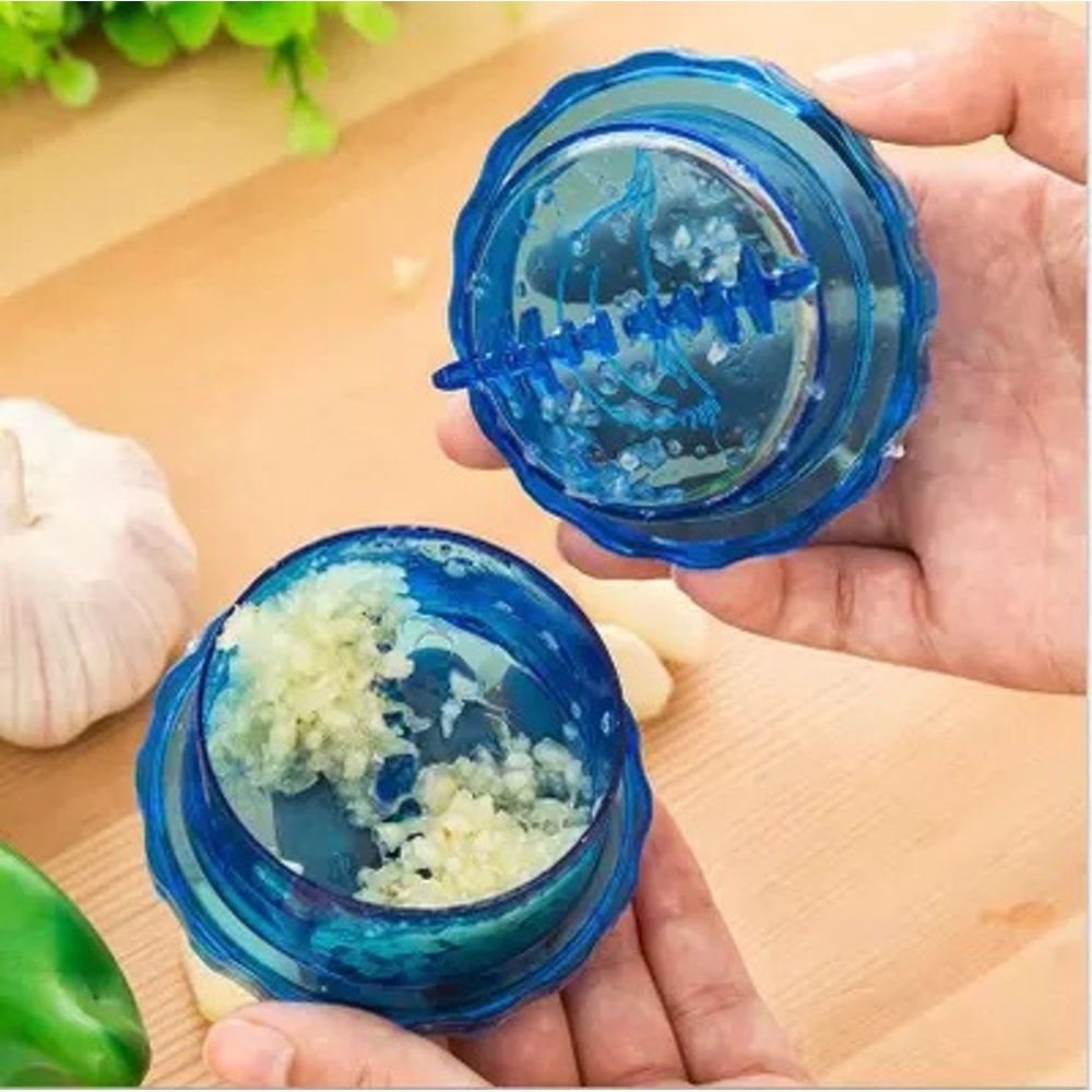 TwistEase Garlic Press & Peeler Manual Kitchen Crusher