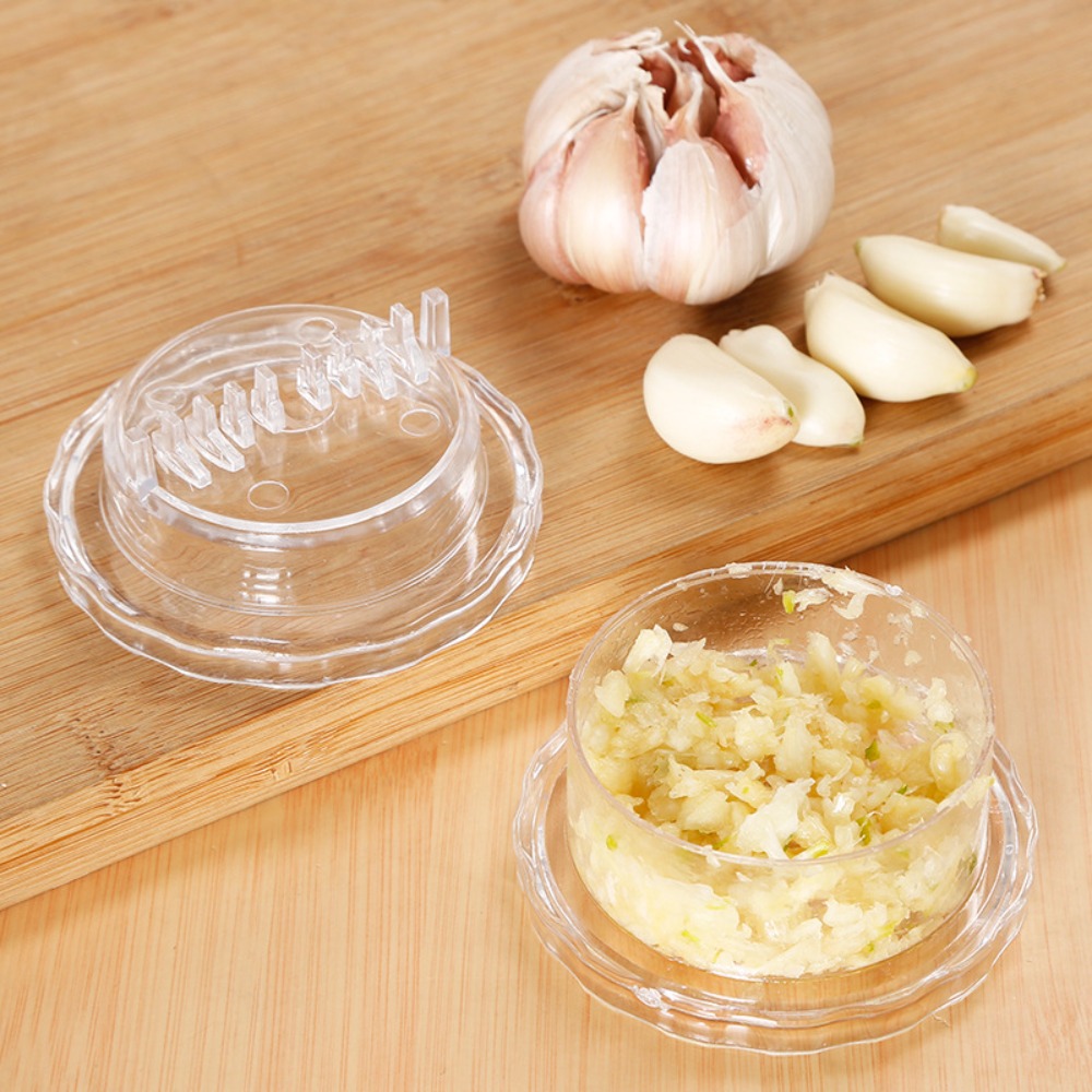 TwistEase Garlic Press & Peeler Manual Kitchen Crusher