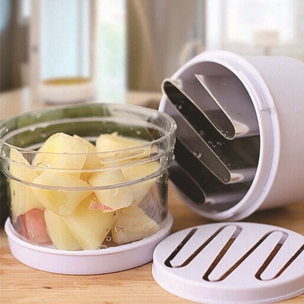 Multi-Function Vegetable Chopper and Garlic Press Kitchen Cutter Tool